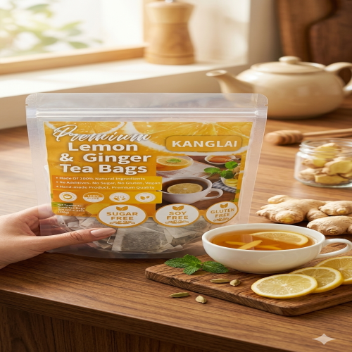Premium Kanglai Lemon Ginger Tea Bags 120g