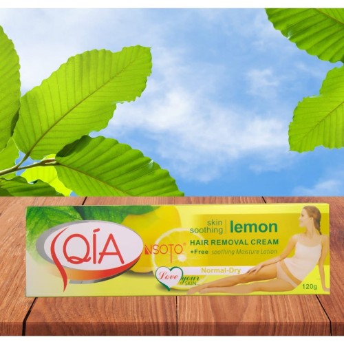 Qia nsoto lemon soothing skin hair removal cream