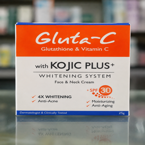 Gluta-C Kojic Plus+ Whitening System Face & Neck Cream (25g)