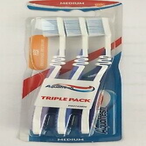 Aquafresh toothbrush medium triple