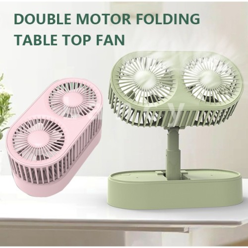 Double Motor Folding Table Top Fan Price in Bangladesh