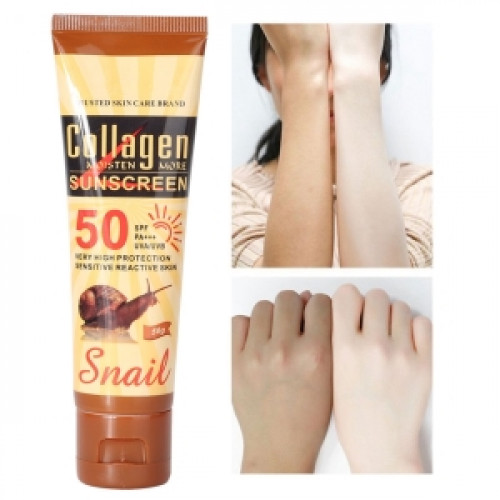 Disaar Collagen Snail Multi-effect Sunscreen Facial Body Whitening Skin Cream