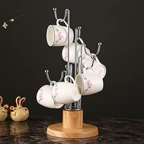 A.D.FRESH Wooden Coffee Mug Holder Tea Cup Stand | Products | B Bazar | A Big Online Market Place and Reseller Platform in Bangladesh
