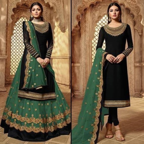 Four Piece Georgette Gown-8 | Products | B Bazar | A Big Online Market Place and Reseller Platform in Bangladesh
