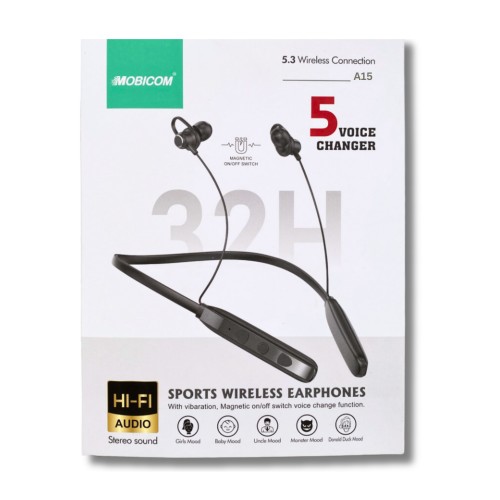 MOBICOM Wireless Neckband – A15 | Products | B Bazar | A Big Online Market Place and Reseller Platform in Bangladesh