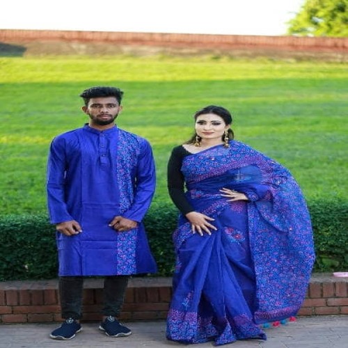 Block Print Couple Dress-76 | Products | B Bazar | A Big Online Market Place and Reseller Platform in Bangladesh