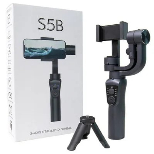 S5B 3-Axis Handheld Stabilized Gimbal Selfie Stick - Unleash Your Photography Skills with Smooth and Professional Shots | Products | B Bazar | A Big Online Market Place and Reseller Platform in Bangladesh