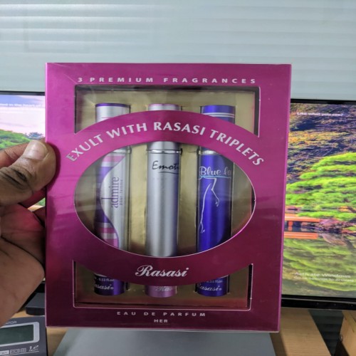 Exult With Rasasi Triplets Perfume Set | Products | B Bazar | A Big Online Market Place and Reseller Platform in Bangladesh