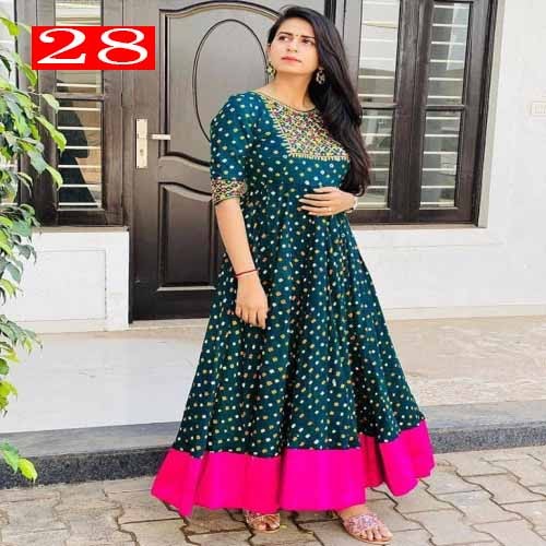 High Quality Italian Silk Fabric With Embroidery Work With Digital Printed Readymade Kurti for Women 28 | Products | B Bazar | A Big Online Market Place and Reseller Platform in Bangladesh