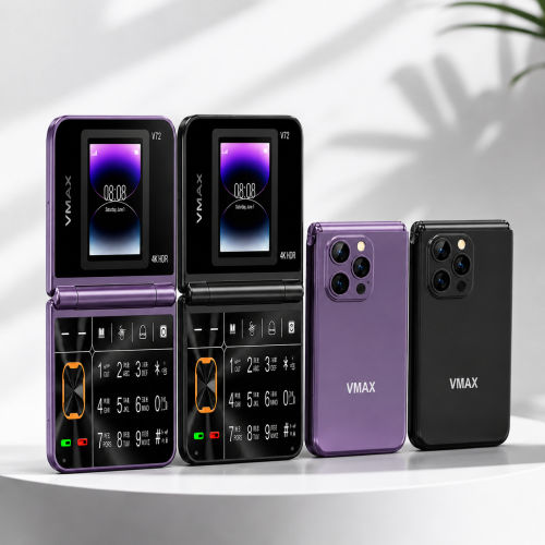 Vmax 72 flip Mini Folding Phone Dual Display Dual Sim Best Price in BD | Products | B Bazar | A Big Online Market Place and Reseller Platform in Bangladesh