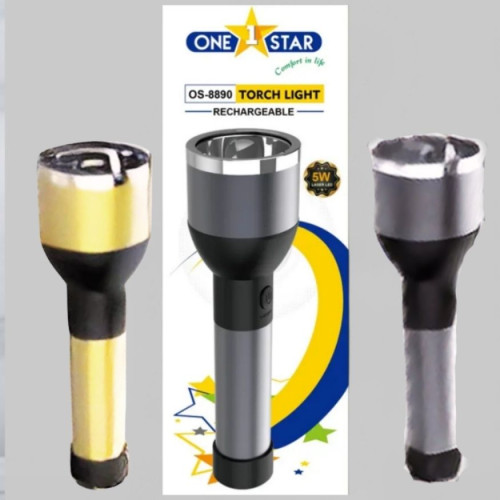 One Stars Torch Light OS-8860 Rechargeable voltage : 100V - 240V | Products | B Bazar | A Big Online Market Place and Reseller Platform in Bangladesh