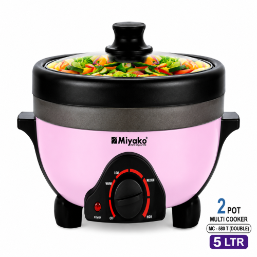 Miyako MC-580T Double Pot Multi Cooker 5L | Products | B Bazar | A Big Online Market Place and Reseller Platform in Bangladesh