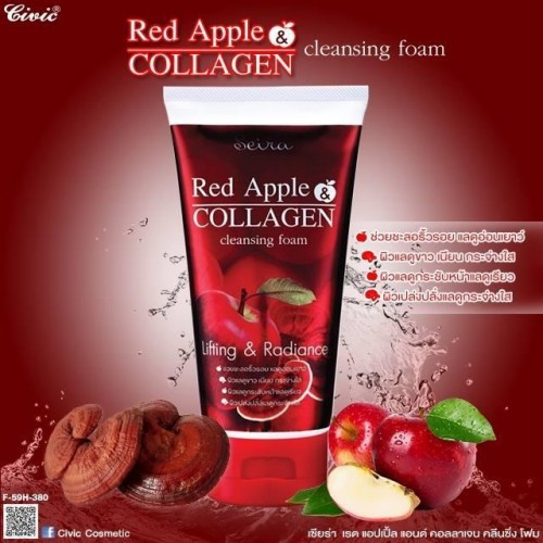 RED APPLE & COLLAGEN CLEANSING FOAM | Products | B Bazar | A Big Online Market Place and Reseller Platform in Bangladesh