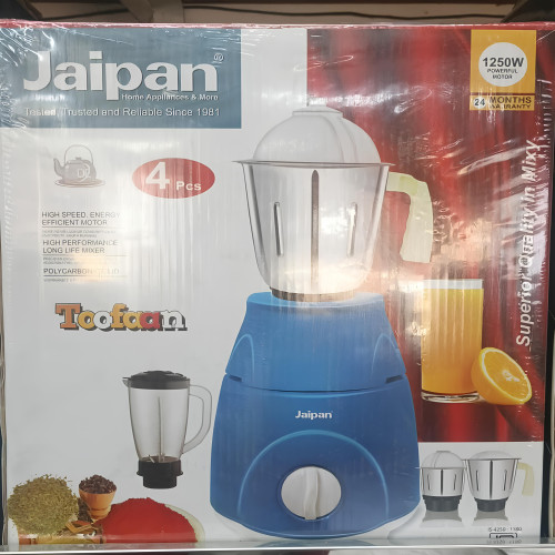 Jaipan Mega Star Toof aan 1250W Mixer Grinder 4pcs | Products | B Bazar | A Big Online Market Place and Reseller Platform in Bangladesh