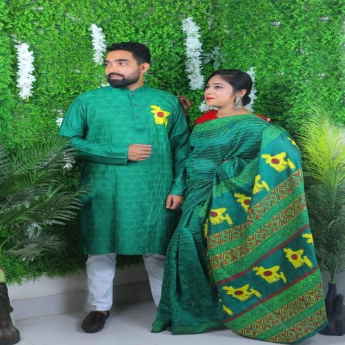 Block Print 16 december Couple Dress 03 | Products | B Bazar | A Big Online Market Place and Reseller Platform in Bangladesh