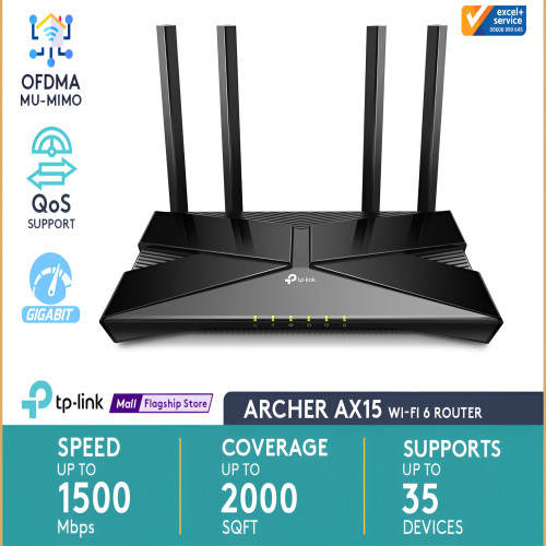 TP-Link Archer AX15 Wi-Fi 6 Wireless Dual Band Gigabit Router OFDMA & Tether App Support | Products | B Bazar | A Big Online Market Place and Reseller Platform in Bangladesh