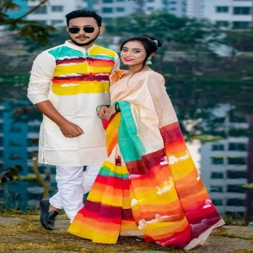 Hand Print Couple Set-16 | Products | B Bazar | A Big Online Market Place and Reseller Platform in Bangladesh