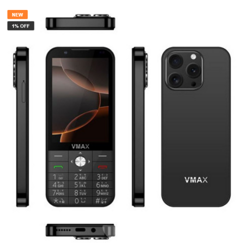 VMAX Note-14 Android (RAM-4GB & ROM-64GB) 4G Button Phone Black | Products | B Bazar | A Big Online Market Place and Reseller Platform in Bangladesh