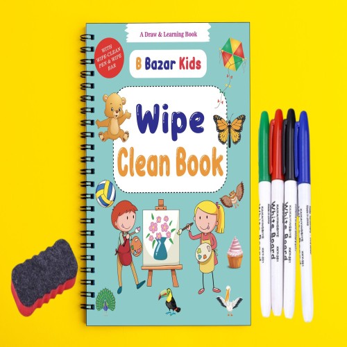 B Bazar Wipe Clean Book (1:4) 1set | Products | B Bazar | A Big Online Market Place and Reseller Platform in Bangladesh