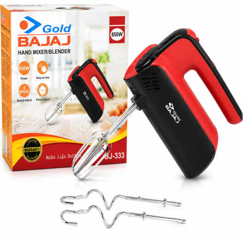 Gold BAJAJ Hand Mixer Blender BJ-333 (850W) | Products | B Bazar | A Big Online Market Place and Reseller Platform in Bangladesh