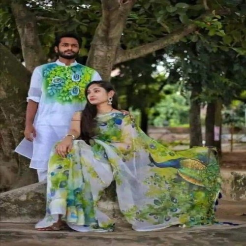 Hand Print Couple Dress-06 | Products | B Bazar | A Big Online Market Place and Reseller Platform in Bangladesh
