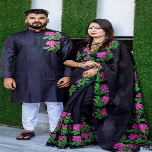 Block Print Couple Dress-60 | Products | B Bazar | A Big Online Market Place and Reseller Platform in Bangladesh