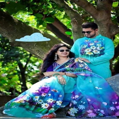 Hand Print Couple Dress-01 | Products | B Bazar | A Big Online Market Place and Reseller Platform in Bangladesh