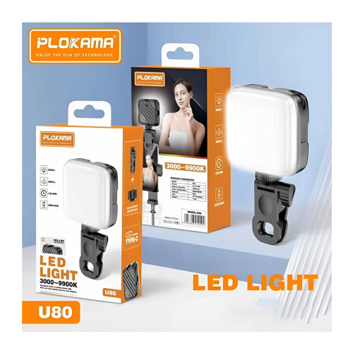 Plokama U80 LED RGB Mobile Photography and Video Light | Products | B Bazar | A Big Online Market Place and Reseller Platform in Bangladesh
