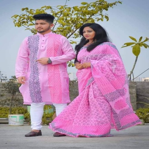 Block Print Couple Dress-56 | Products | B Bazar | A Big Online Market Place and Reseller Platform in Bangladesh