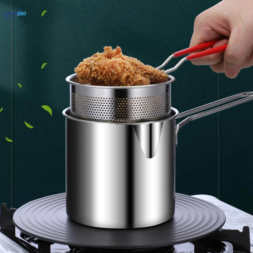 Deep Frying Pot Stainless Steel Cooking Pot for Dining Room | Products | B Bazar | A Big Online Market Place and Reseller Platform in Bangladesh
