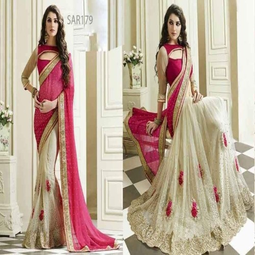 Heavy embroidery party saree-03 | Products | B Bazar | A Big Online Market Place and Reseller Platform in Bangladesh