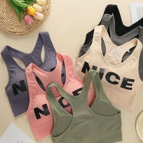 Tank Tops Simple Style Letter Women's Sports Bra | Products | B Bazar | A Big Online Market Place and Reseller Platform in Bangladesh