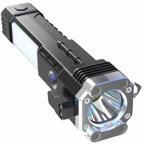 Super Bright LED Flash-light with Safety Hammer and Strong Magnets Side Light Torch Light Portable Lantern for Adventure Camping | Products | B Bazar | A Big Online Market Place and Reseller Platform in Bangladesh