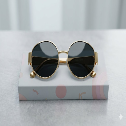 Premium Gold Frame Oval Sunglasses – Stylish UV Protection Eyewear for Men & Women | Products | B Bazar | A Big Online Market Place and Reseller Platform in Bangladesh