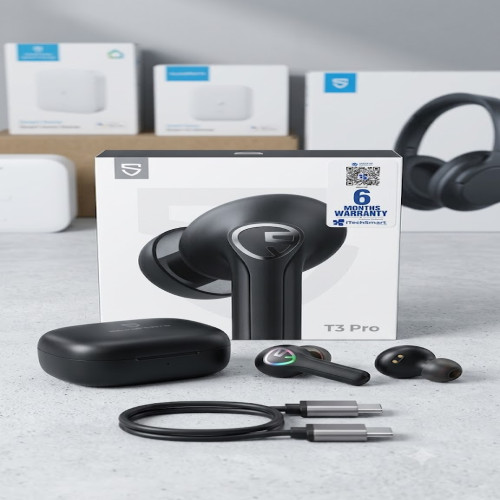SoundPEATS T3 Pro Hybrid ANC Wireless Earbuds with 12mm Dynamic Driver | Products | B Bazar | A Big Online Market Place and Reseller Platform in Bangladesh