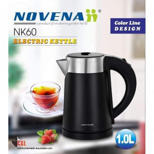 Novena Electric kettle NK 60 1 L Price in BD | Products | B Bazar | A Big Online Market Place and Reseller Platform in Bangladesh