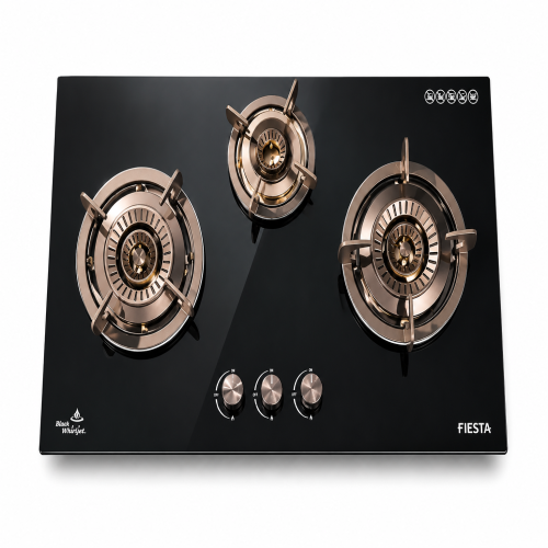 Fiesta 3-HB8901A Table Top Gas Stove 3 Burner Black | Products | B Bazar | A Big Online Market Place and Reseller Platform in Bangladesh