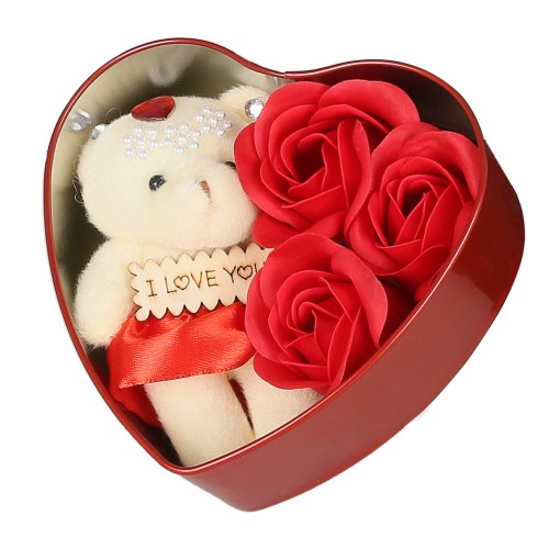 Valentines Day love shape Gift Box Soap Rose Gift | Products | B Bazar | A Big Online Market Place and Reseller Platform in Bangladesh