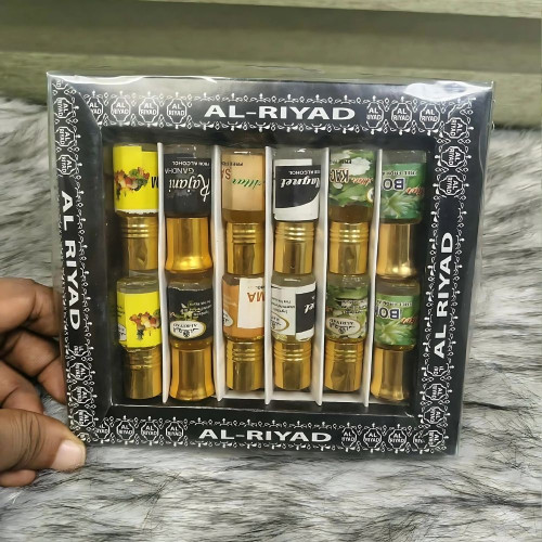 beautiful box halal attar 12 pcs Attar Combo Pack 6 different smell flavour combo RT perfume Ator AL-Amin Attor-(3ml each bottle) best price in bd | Products | B Bazar | A Big Online Market Place and Reseller Platform in Bangladesh