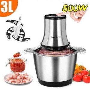 SOKANY LB7005A Mini Wonder Chopper Dual Speed 3.0L Large Capacity Stainless Steel Bowl Multifunctional Blender and Chopper