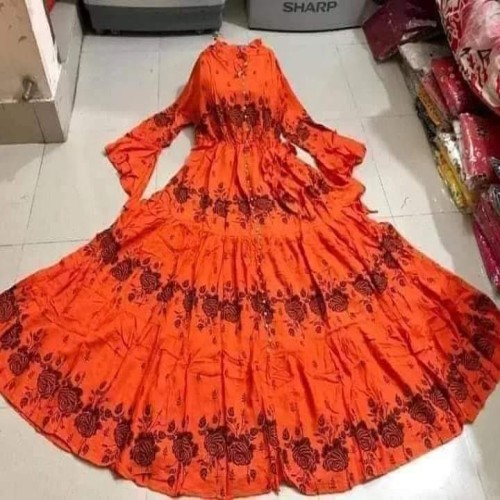Readymade Screen Print Gown01 | Products | B Bazar | A Big Online Market Place and Reseller Platform in Bangladesh