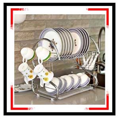 2 Layer Dish Drainer Drying | Products | B Bazar | A Big Online Market Place and Reseller Platform in Bangladesh