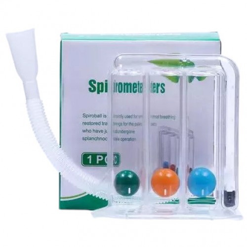 3 ball Incentive Spirometer Breathing Respiratory Exerciser Lung Function Training Instrument | Products | B Bazar | A Big Online Market Place and Reseller Platform in Bangladesh