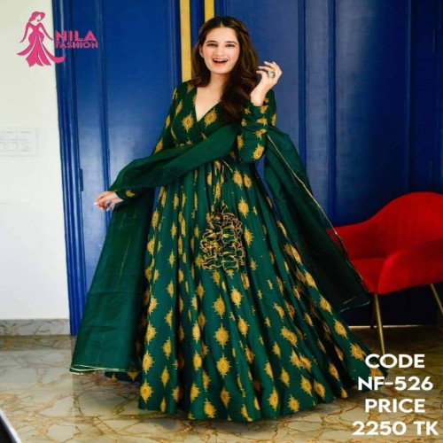 VIP Lilen Gown | Products | B Bazar | A Big Online Market Place and Reseller Platform in Bangladesh