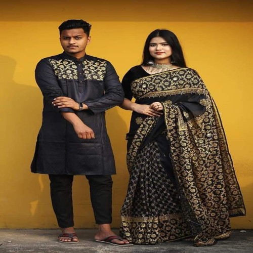 Block Print Couple Dress-06 | Products | B Bazar | A Big Online Market Place and Reseller Platform in Bangladesh